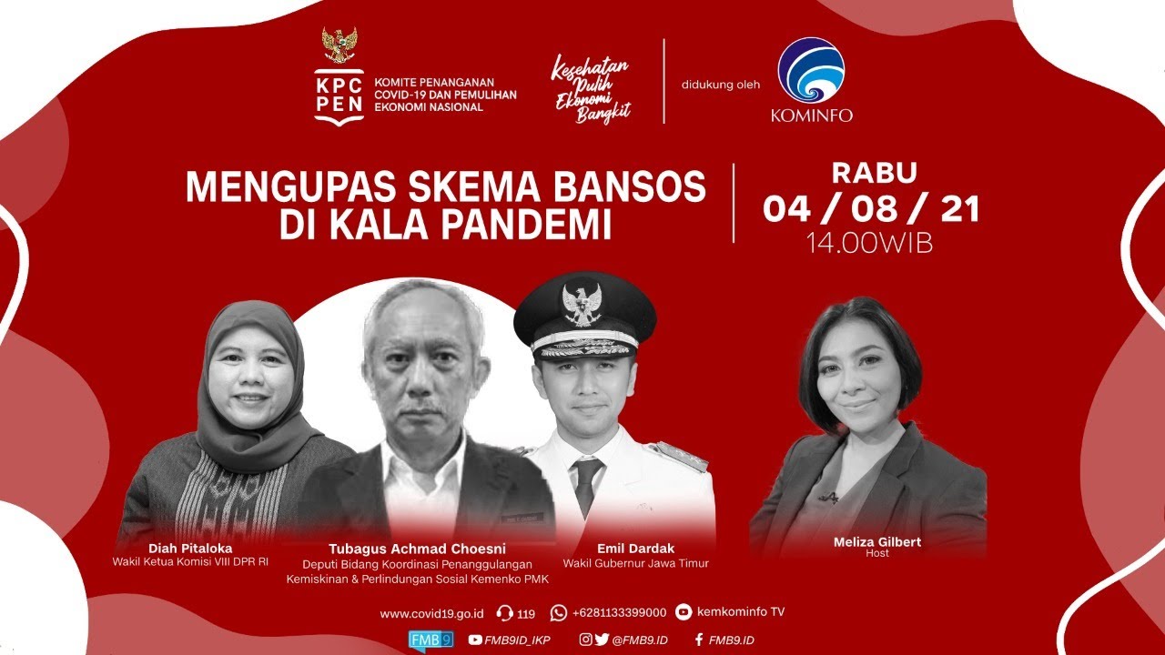 DIALOG PRODUKTIF RABU UTAMA SIANG, MENGUPAS SKEMA BANSOS DI KALA PANDEMI