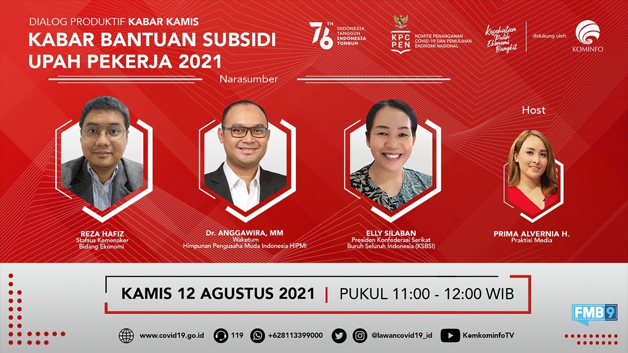 Kabar Bantuan Subsidi Upah Pekerja 2021