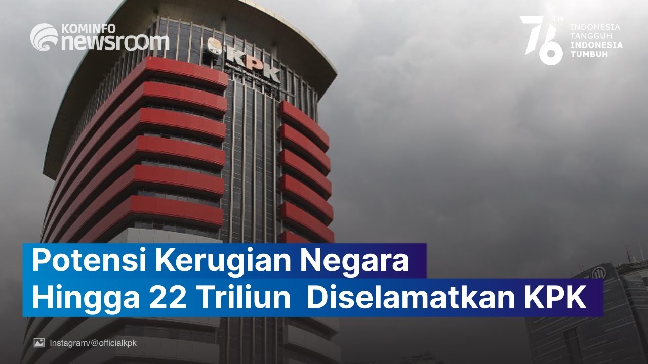 KPK Selamatkan Potensi Kerugian Negara Hingga 22 Triliun