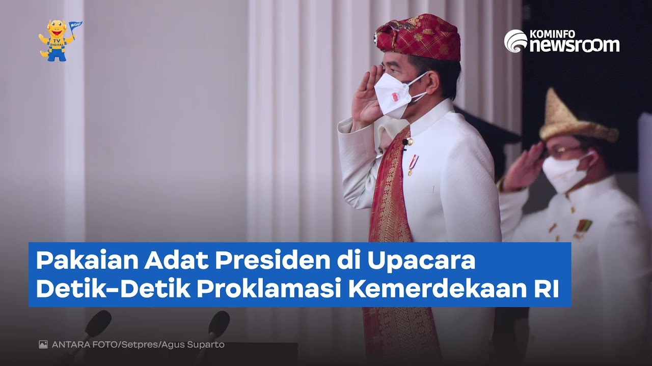 Pakaian Adat Presiden di Upacara Detik-Detik Proklamasi Kemerdekaan RI