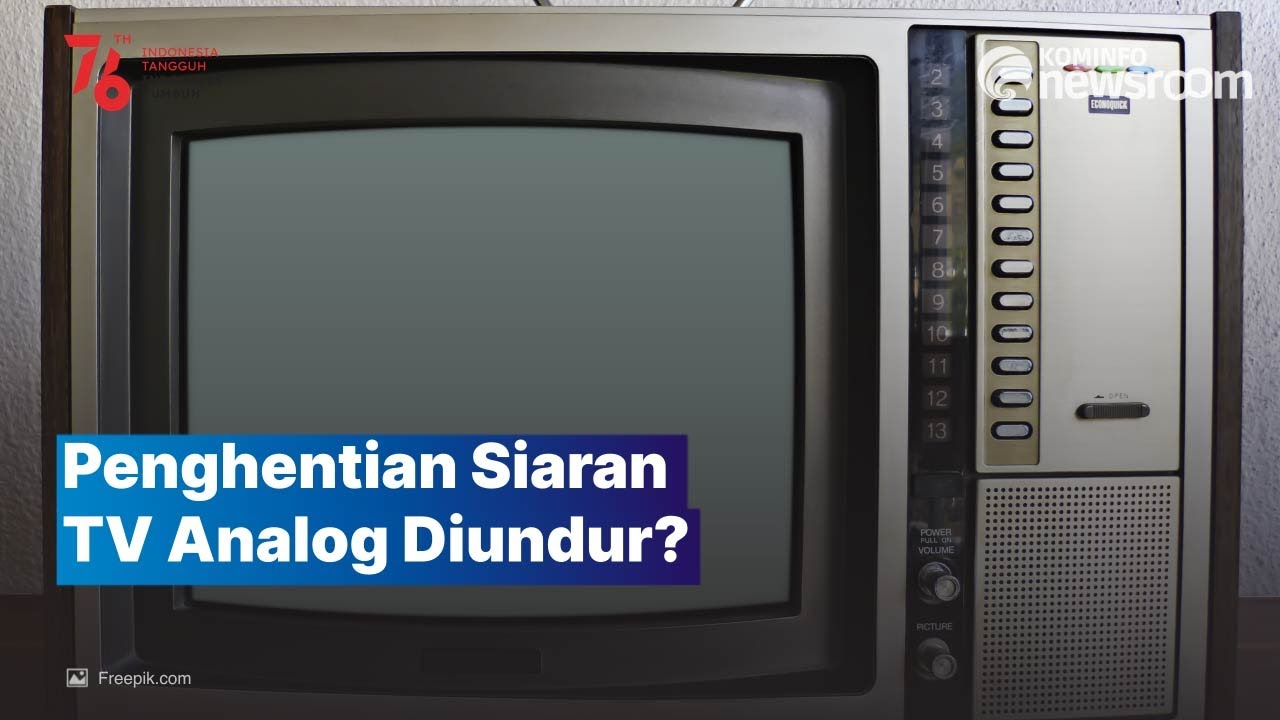 Penghentian Siaran TV Analog Diundur Akhir April 2022