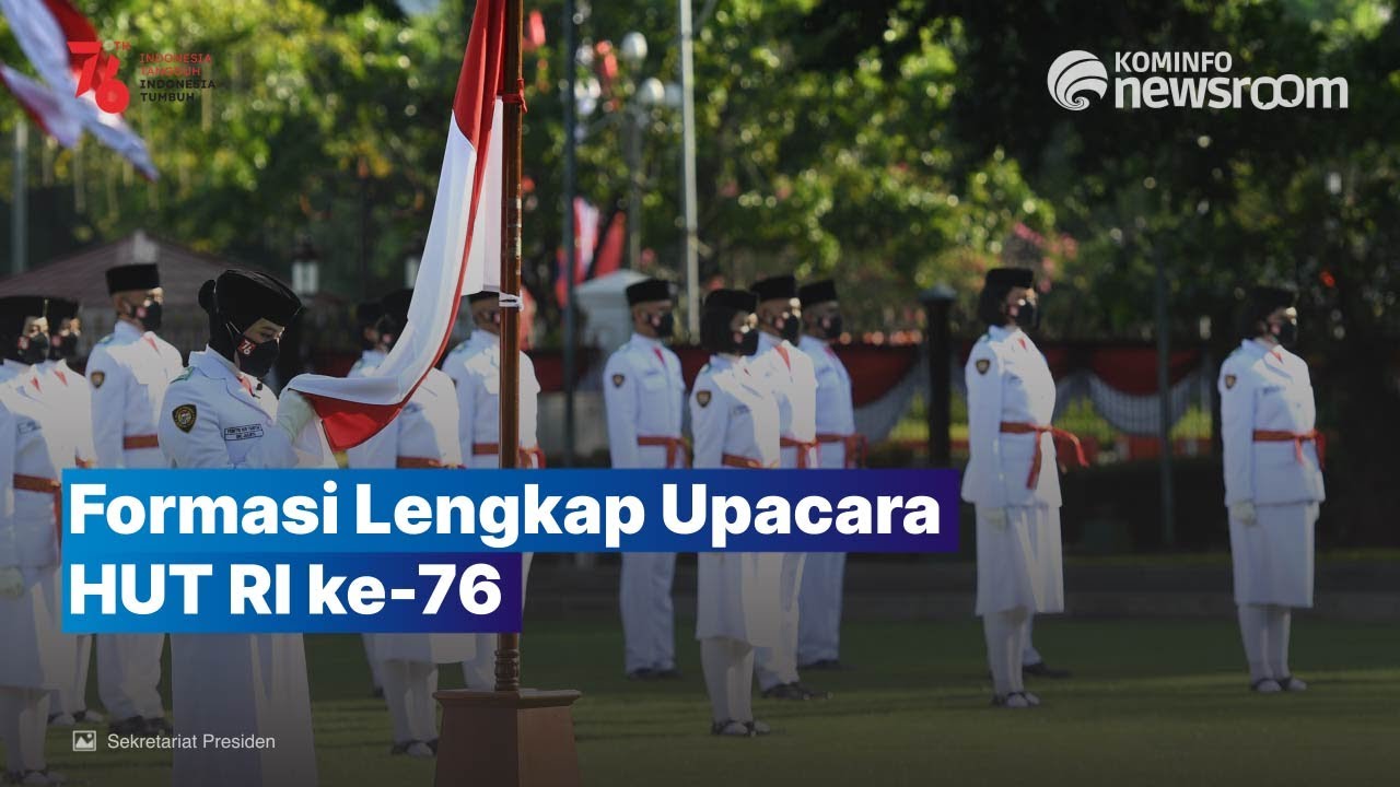 Pengukuhan Formasi Lengkap Paskibraka 2021