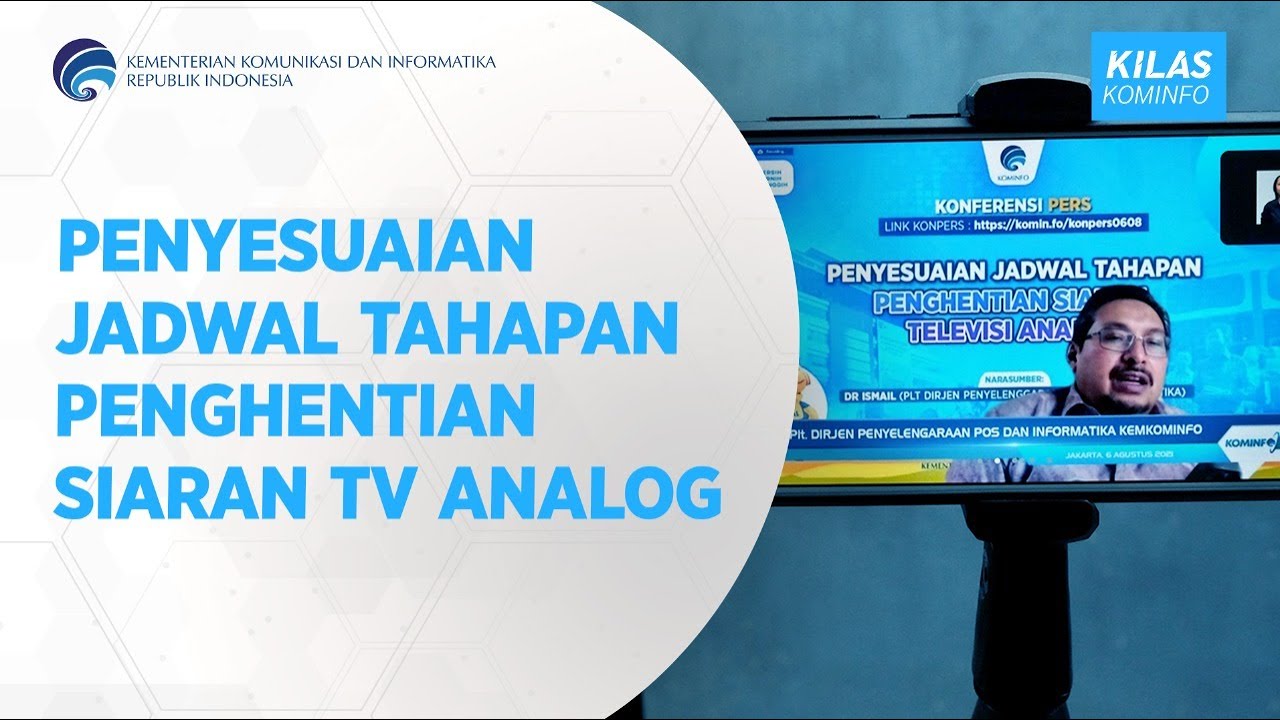 Penyesuaian Jadwal Tahapan Penghentian Siaran TV Analog