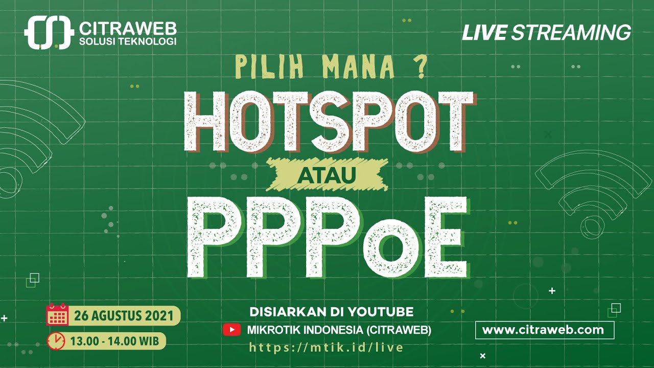 Piilh Mana? PPPoE Atau Hotspot? [Live Streaming]