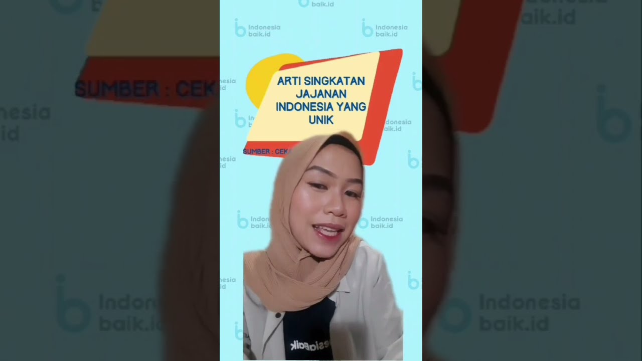 Singkatan Unik Jajanan Indonesia