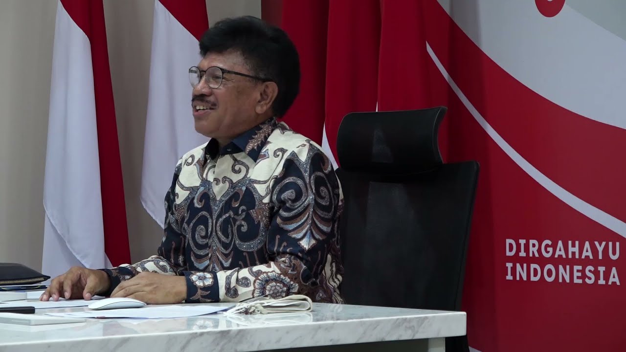 Virtual Meeting Menkominfo Johnny G. Plate dengan US-ASEAN BUSINESS COUNCIL (26/08)