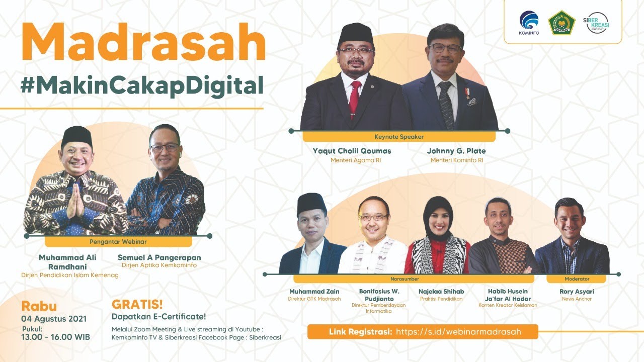 Webinar Madrasah #MakinCakapDigital