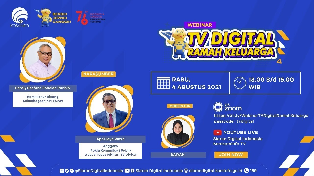 Webinar - TV Digital Ramah Keluarga