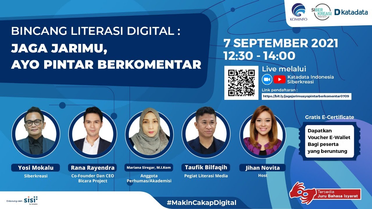 Bincang Literasi Digital: Jaga Jarimu, Ayo Pintar Berkomentar