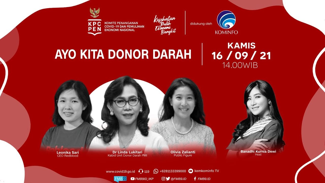 DIALOG KABAR KAMIS SIANG"AYO KITA DONOR DARAH"