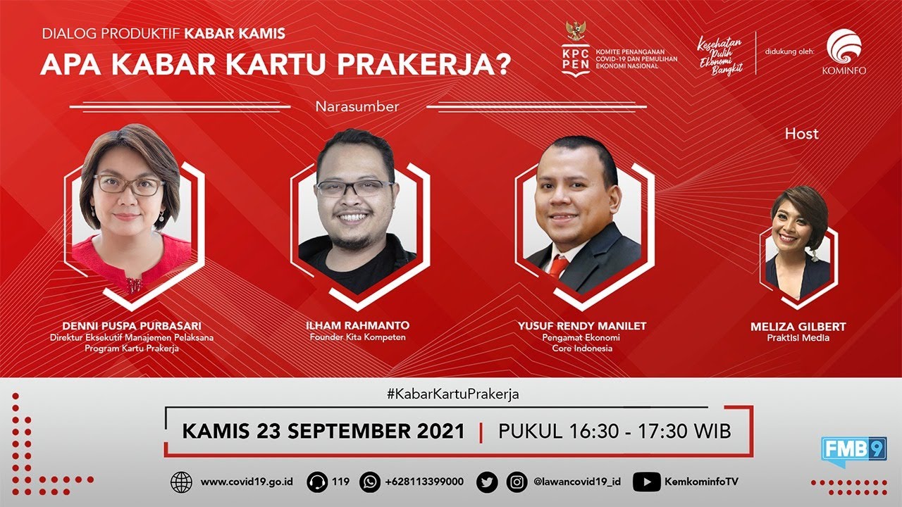 Dialog Produktif Kabar Kamis“Apa Kabar Kartu Prakerja?”