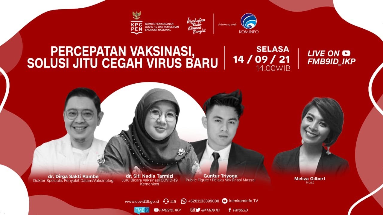 DIALOG SEMANGAT "PERCEPATAN VAKSINASI, SOLUSI JITU CEGAH VIRUS BARU??"