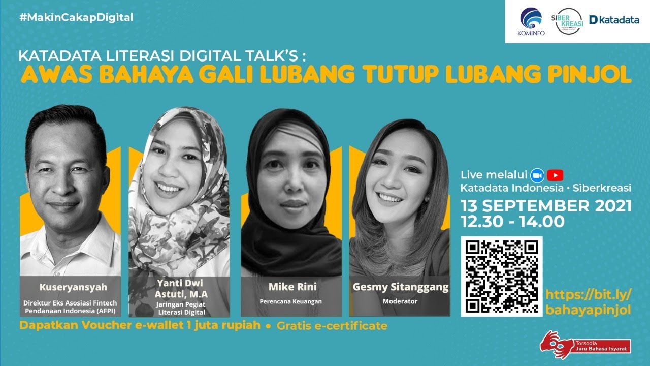 Katadata Literasi Digital Talks: Awas Bahaya Gali Lubang Tutup Lubang Pinjol