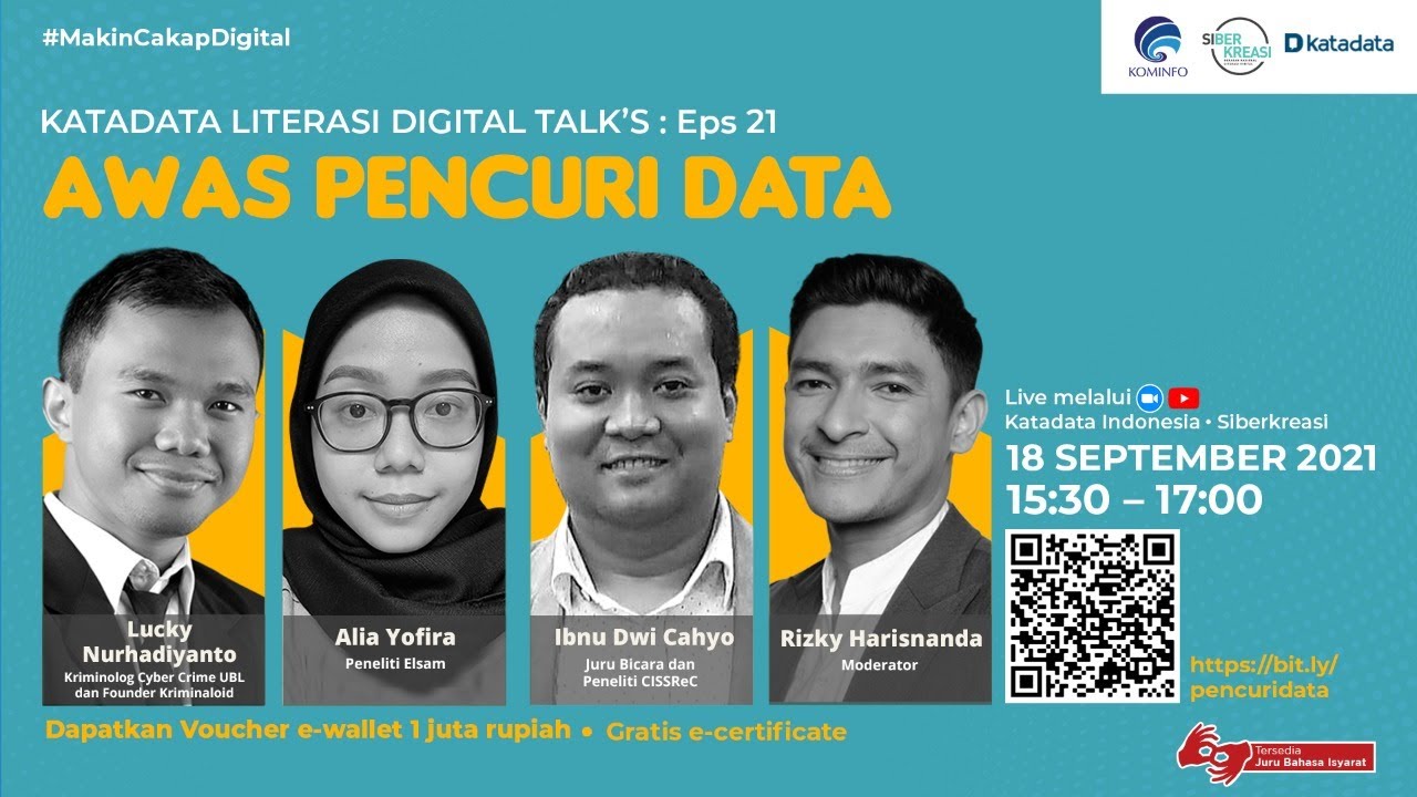 Katadata Literasi Digital Talks: Awas Pencuri Data