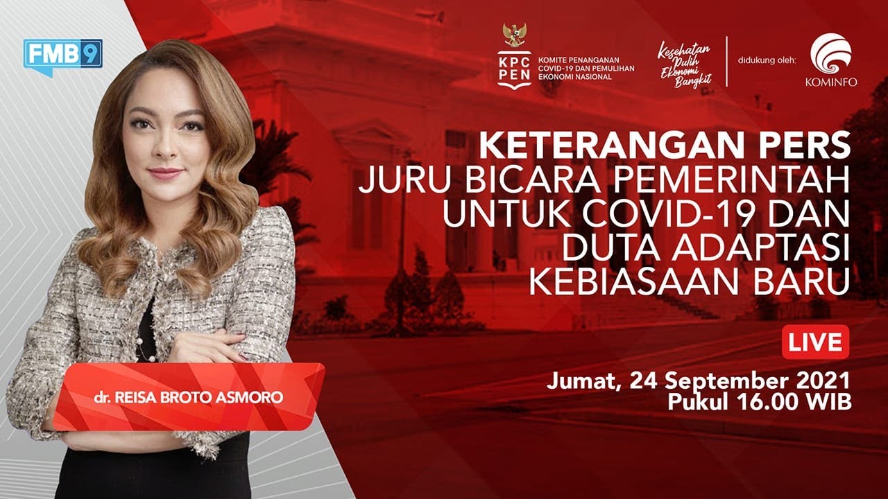 KETERANGAN PERS | JUMAT, 24 SEPTEMBER 2021