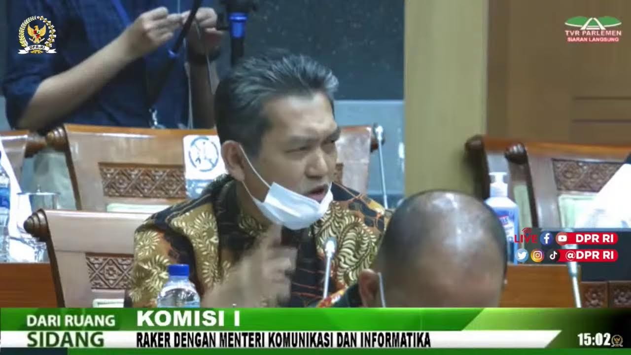 KOMISI I DPR RI RAKER DENGAN MENTERI KOMUNIKASI DAN INFORMATIKA RI