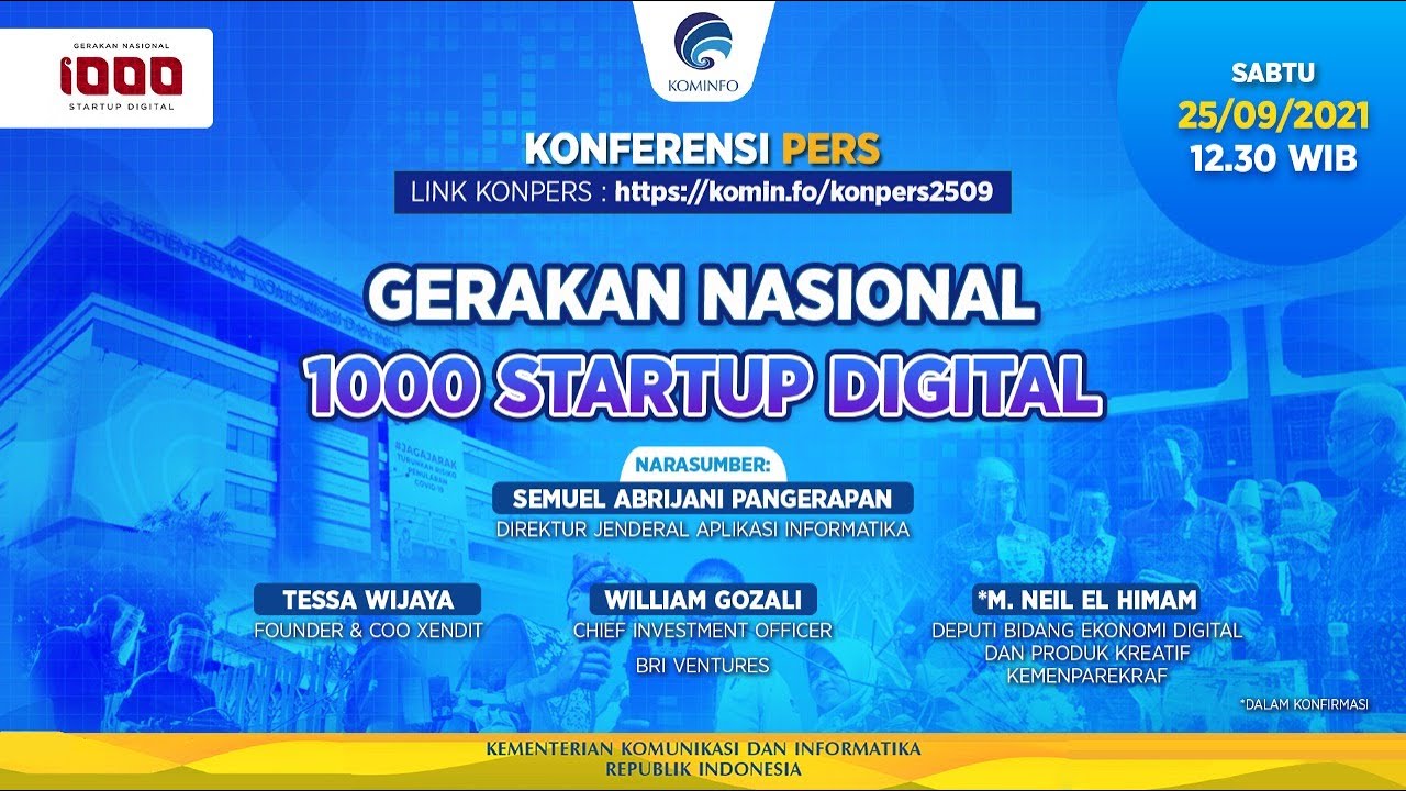 Konferensi Pers - Ignition Gerakan Nasional 1000 Startup Digital