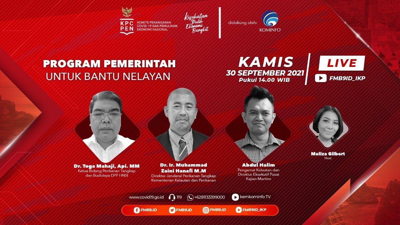 Live : Dialog Produktif Kabar Kamis : Program Pemerintah Untuk Bantu Nelayan