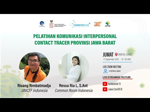 Pelatihan Komunikasi Interpersonal Contact Tracer Provinsi Jawa Barat