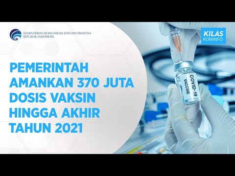 Pemerintah Amankan 370 Juta Dosis Vaksin Hingga Akhir Tahun 2021 - Kilas Kominfo