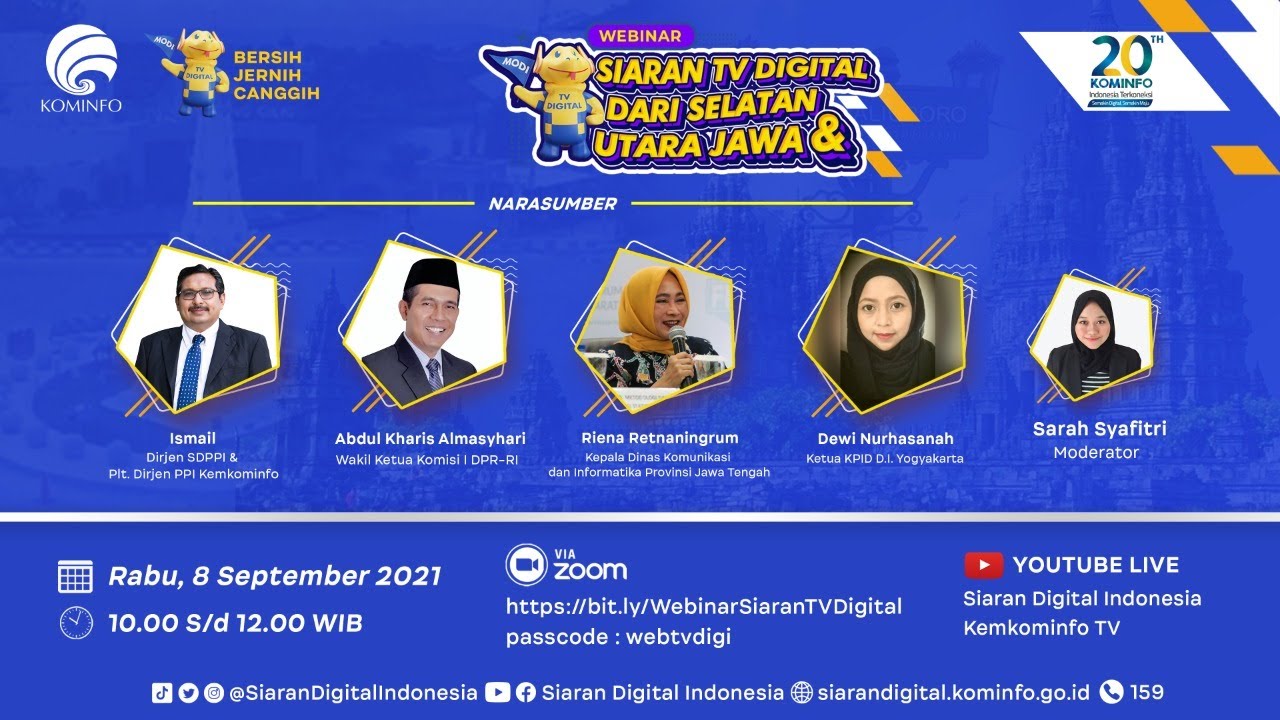 Siaran TV Digital dari Selatan & Utara Jawa