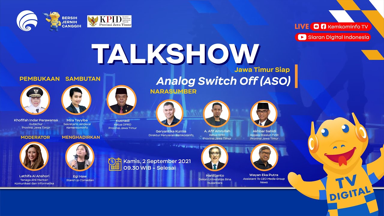 Talkshow Jawa Timur Siap Analog Switch Off