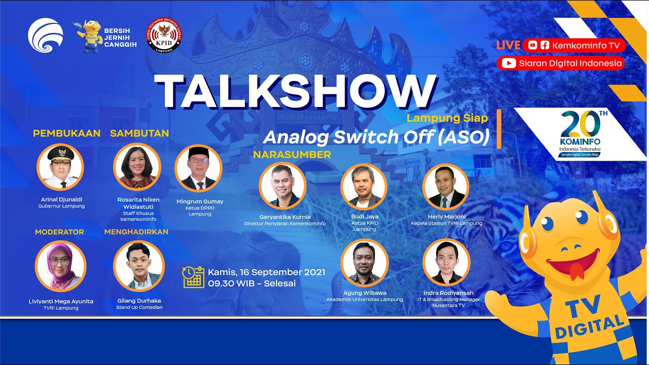 Talkshow Lampung Siap Analaog Switch Off (ASO)