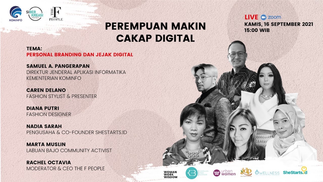 Webinar Perempuan Makin Cakap Digital “Personal Branding dan Jejak Digital"