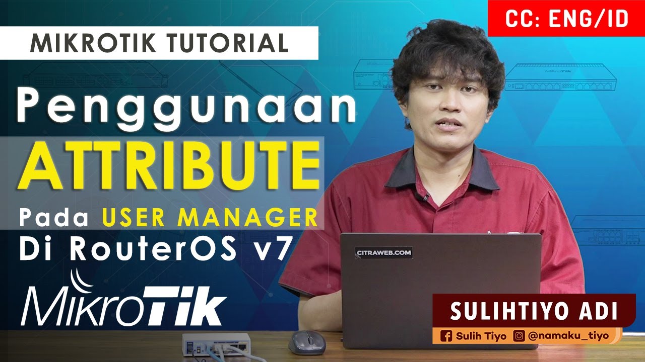 Atribute pada Userman v7 - MIKROTIK TUTORIAL [ENG SUB]