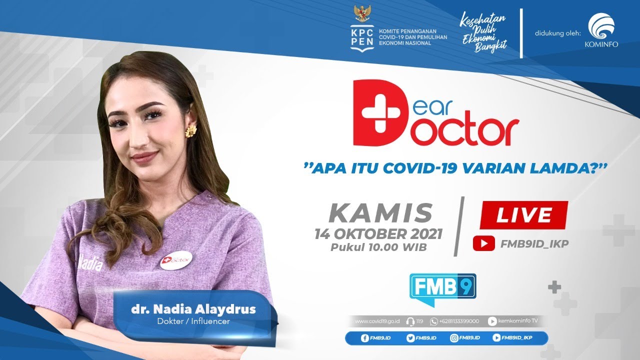 Dear Doctor Episode 23 : “Apa Itu Covid-19 Varian Lamda?”