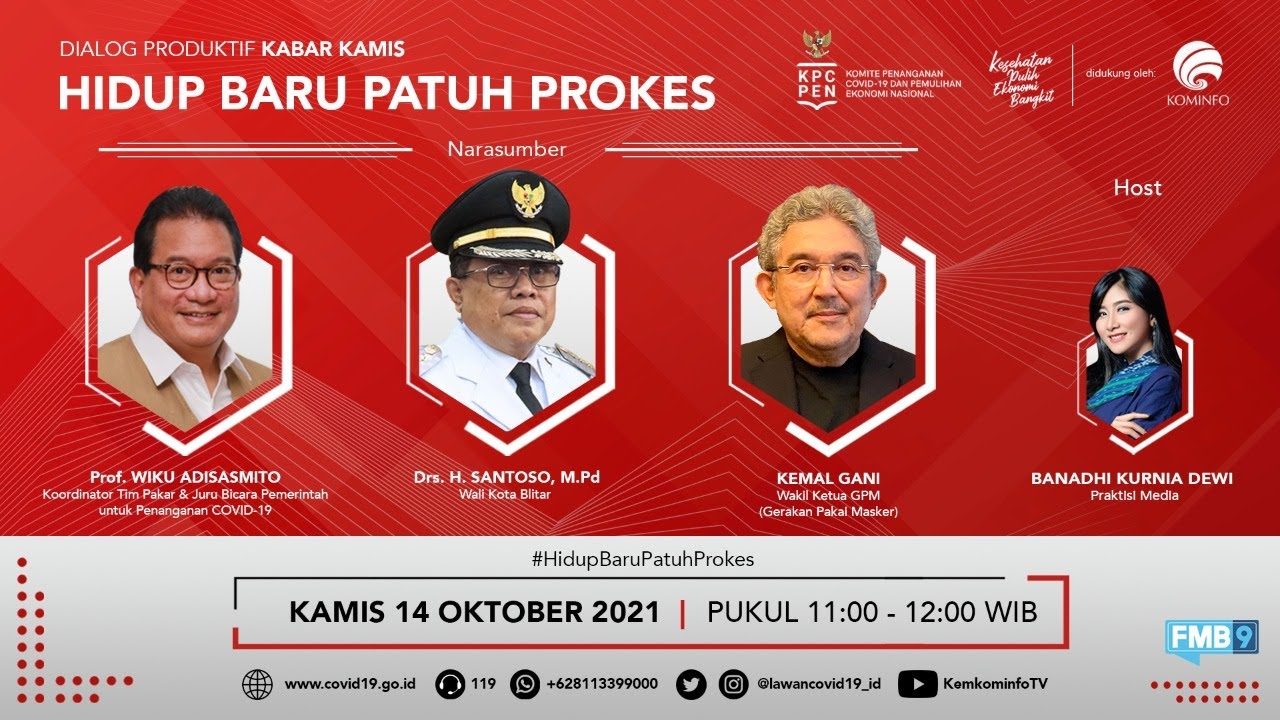 DIALOG PRODUKTIF KABAR KAMIS“Hidup Baru Patuh Prokes”