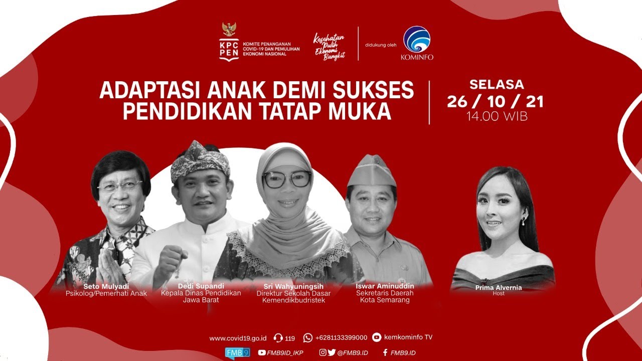 DIALOG PRODUKTIF SEMANGAT SELASA “Adaptasi Anak Demi Sukses Pendidikan Tatap Muka”