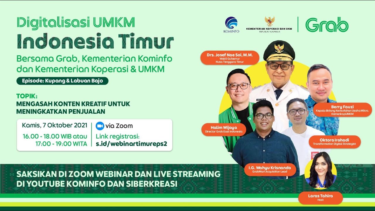 DIGITALISASI UMKM Indonesia Timur - Mengasah Konten Kreatif Untuk Meningkatkan Penjualan