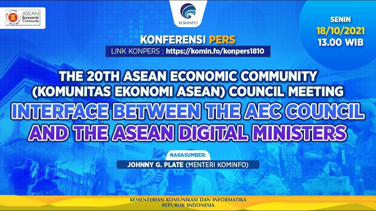 Konferensi Pers - The 20th ASEAN Economic Community (AEC) Council Meeting