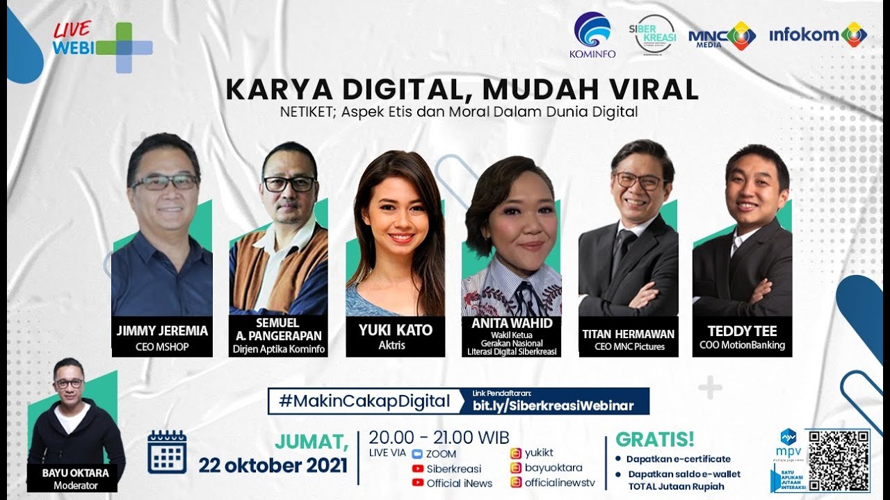 LIVE Webiplus - Karya Digital, Mudah Viral