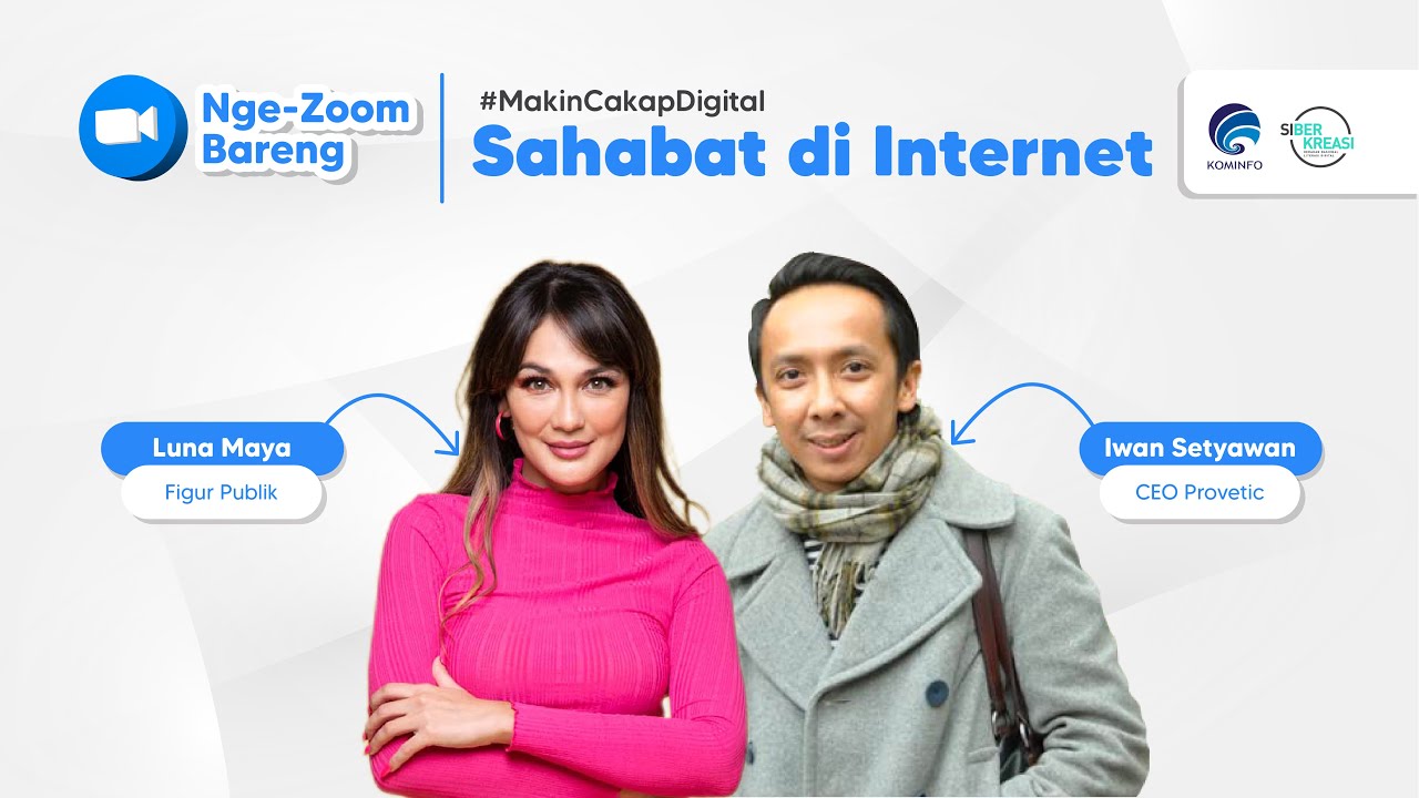 Nge-Zoom Bareng Luna Maya