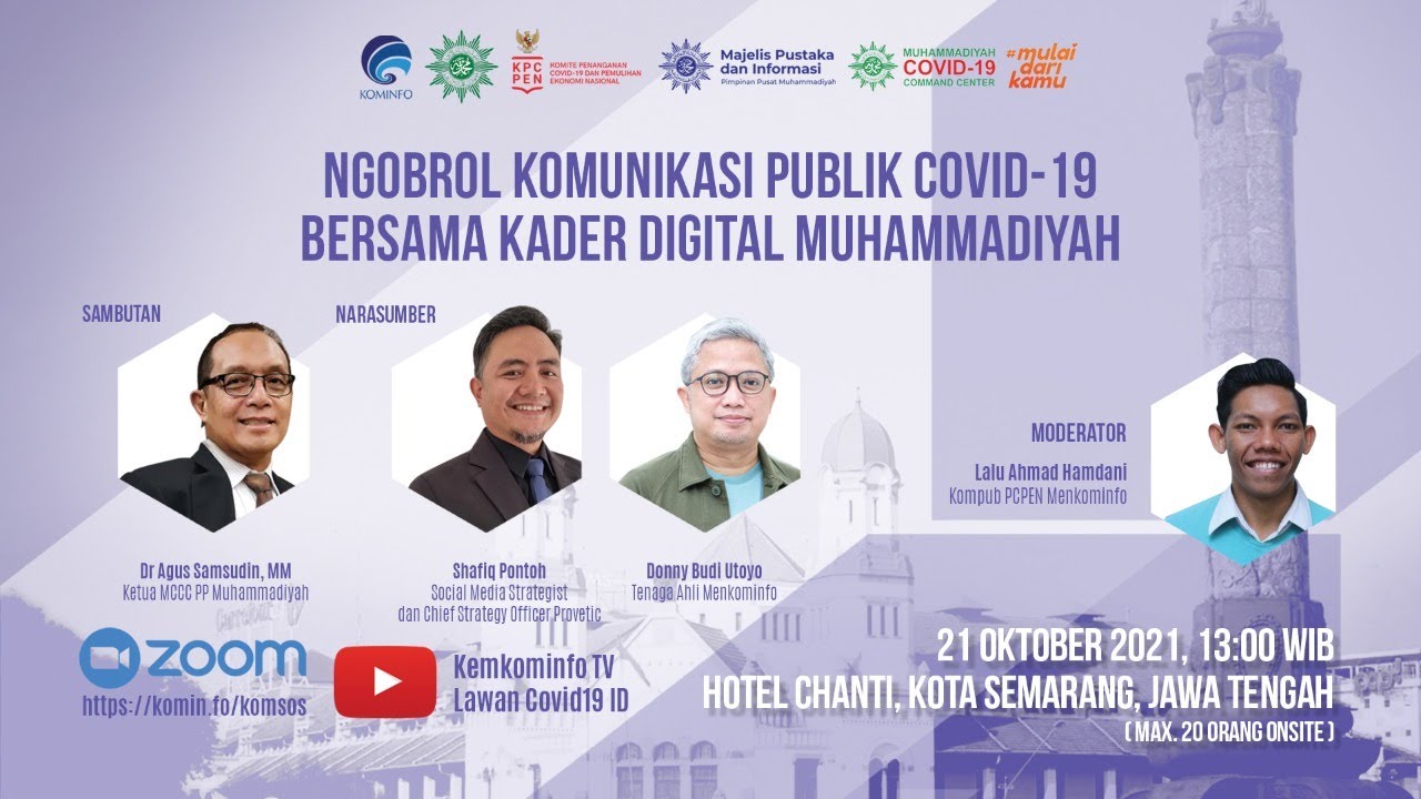 Ngobrol Kompub COVID-19 bersama Kader Digital Muhammadiyah