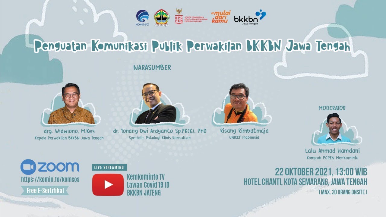 Ngobrol Komunikasi Publik COVID-19 bersama BKKBN Jawa Tengah