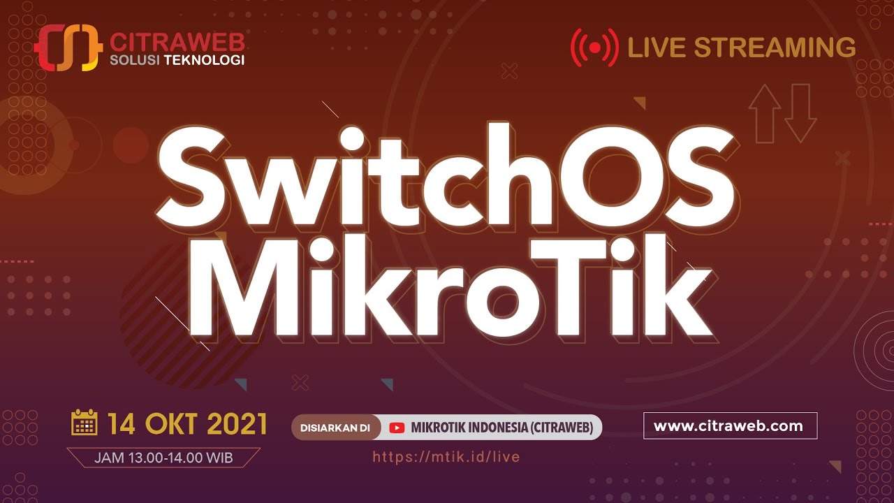 SwitchOS MikroTik [Live Streaming]