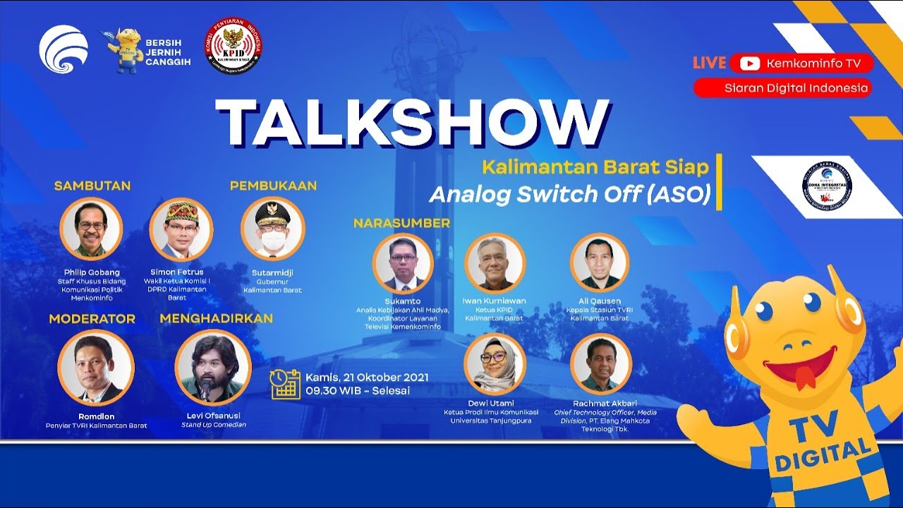 Talkshow Kalimantan Barat Siap Analog Switch Off (ASO)