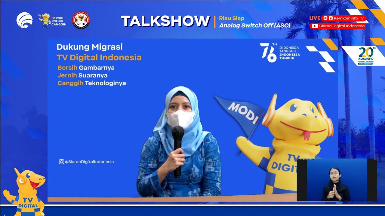 Talkshow Riau Siap Analog Switch Off (ASO)