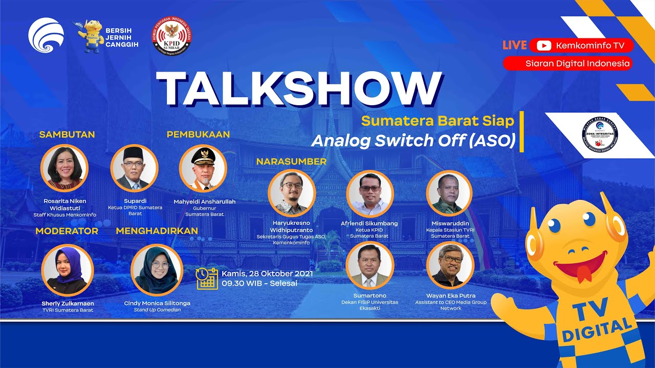 Talkshow Sumatera Barat Siap Analog Switch Off (ASO)