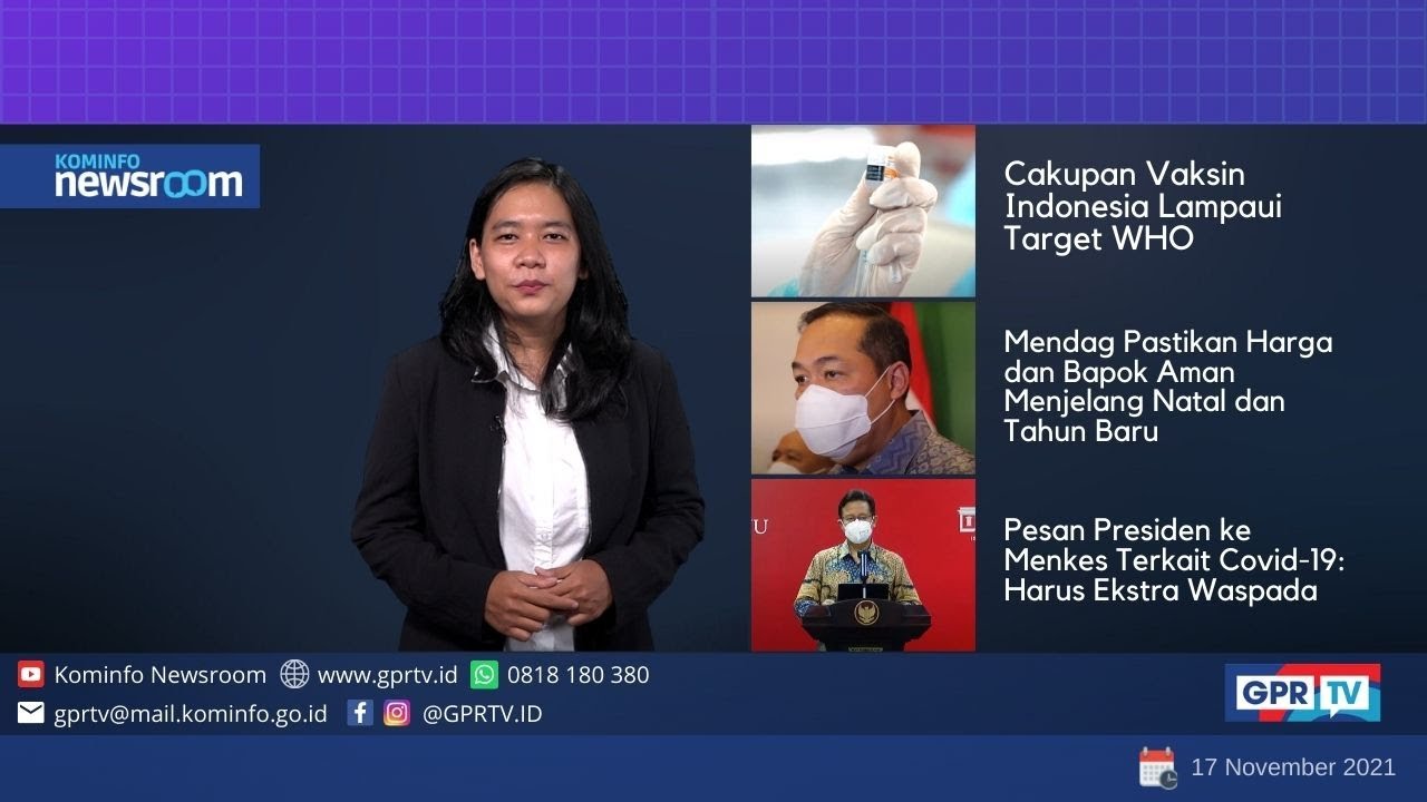 Berita Pemerintah Tanggal 17/11/2021 | Kominfo Newsroom