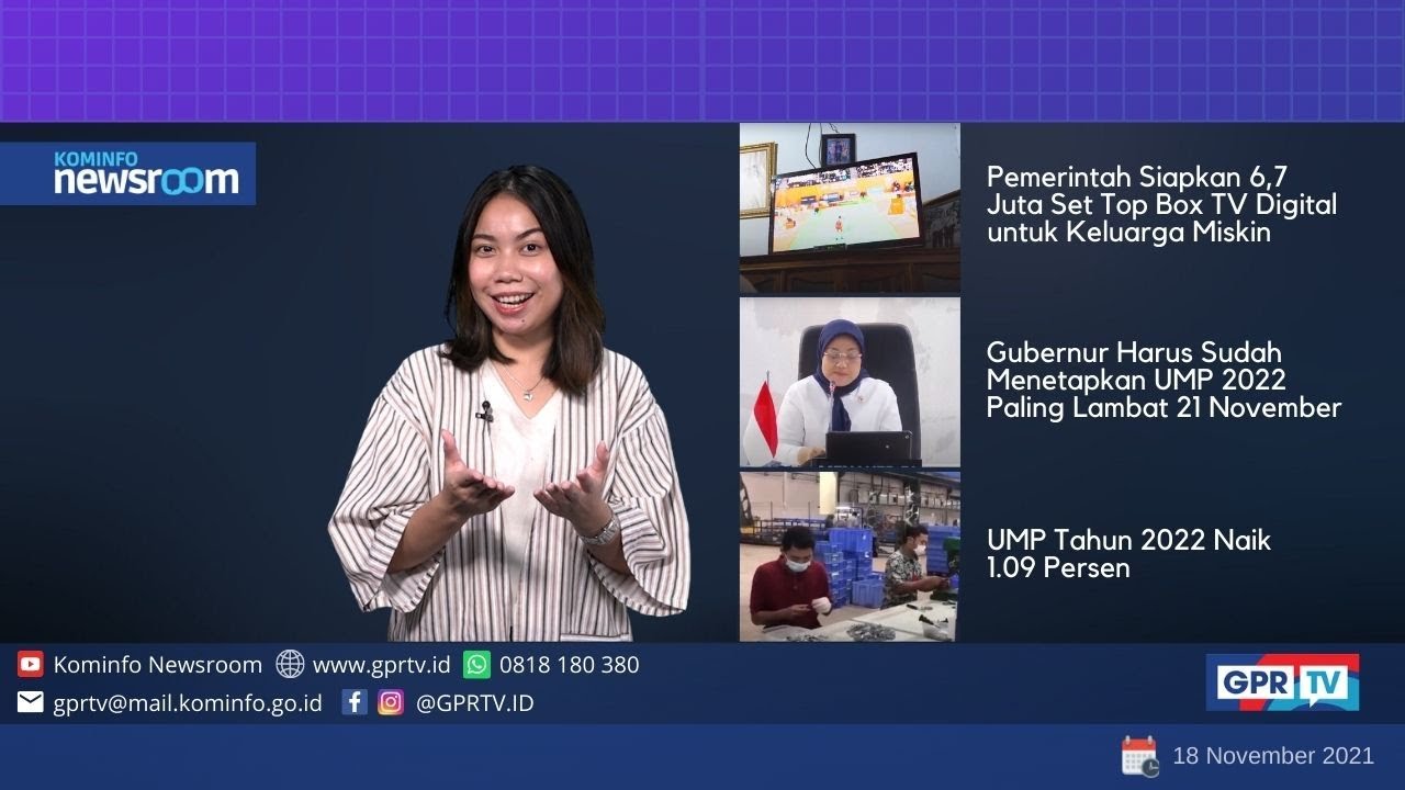 Berita Pemerintah Tanggal 18/11/2021 | Kominfo Newsroom