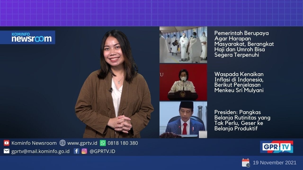 Berita Pemerintah Tanggal 19/11/2021 | Kominfo Newsroom