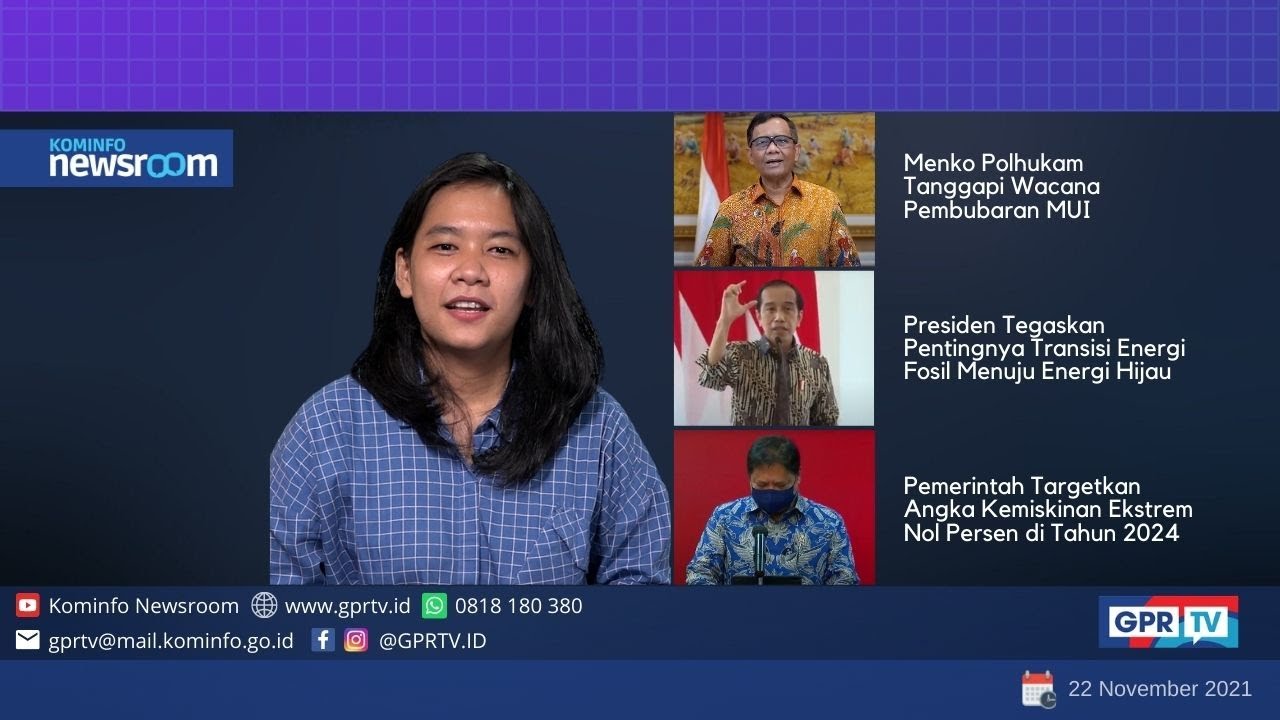 Berita Pemerintah Tanggal 22/11/2021 | Kominfo Newsroom