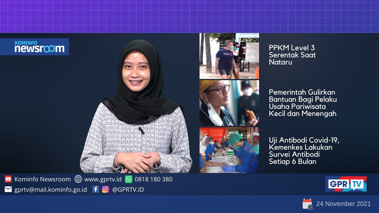 Berita Pemerintah Tanggal 24/11/2021 | Kominfo Newsroom