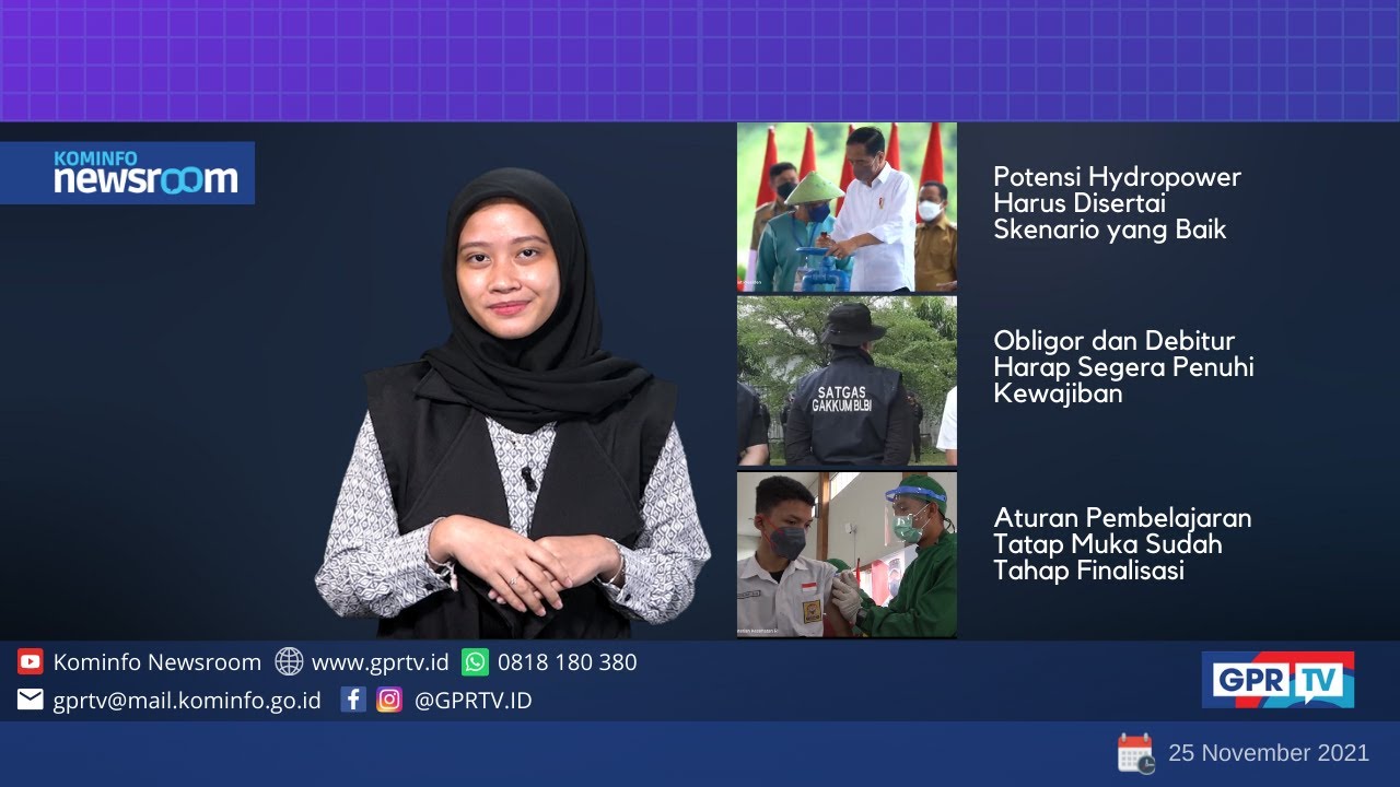 Berita Pemerintah Tanggal 25/11/2021 | Kominfo Newsroom