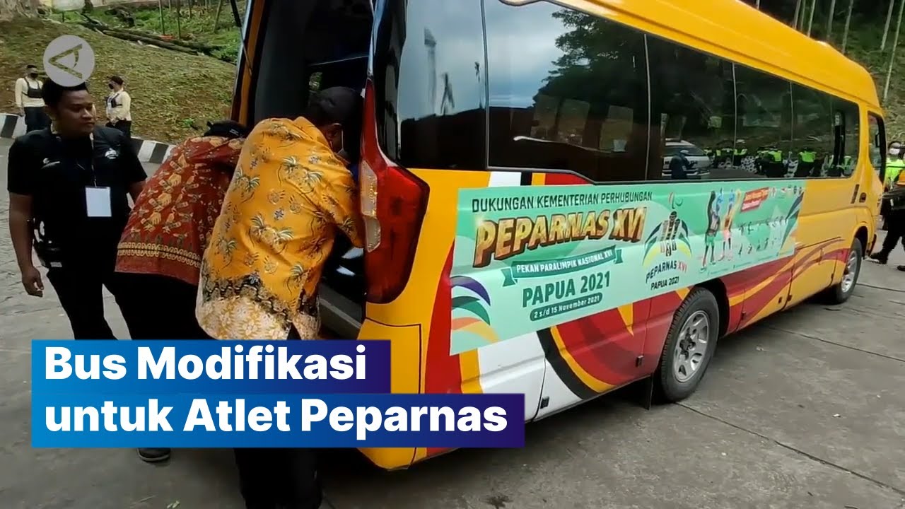 Bus Modifikasi Layani Mobilitas Para Atlet Peparnas