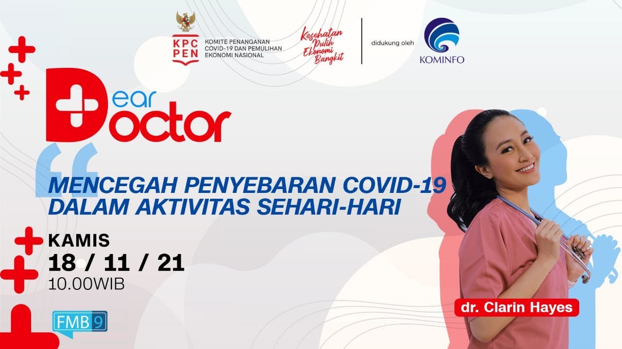 DEAR DOCTOR  MENCEGAH PENYEBARAN COVID-19 DALAM AKTIVITAS SEHARI-HARI